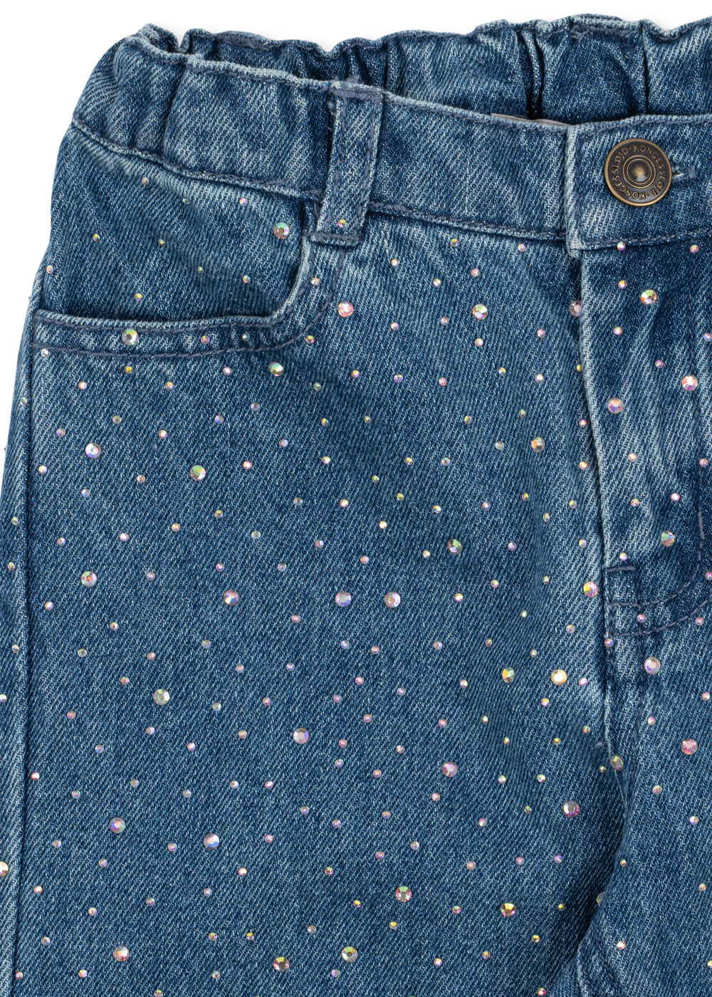 Konges Sløjd Elba Sparkle Jeans GOTS in Denim Sparkle, packshot 3
