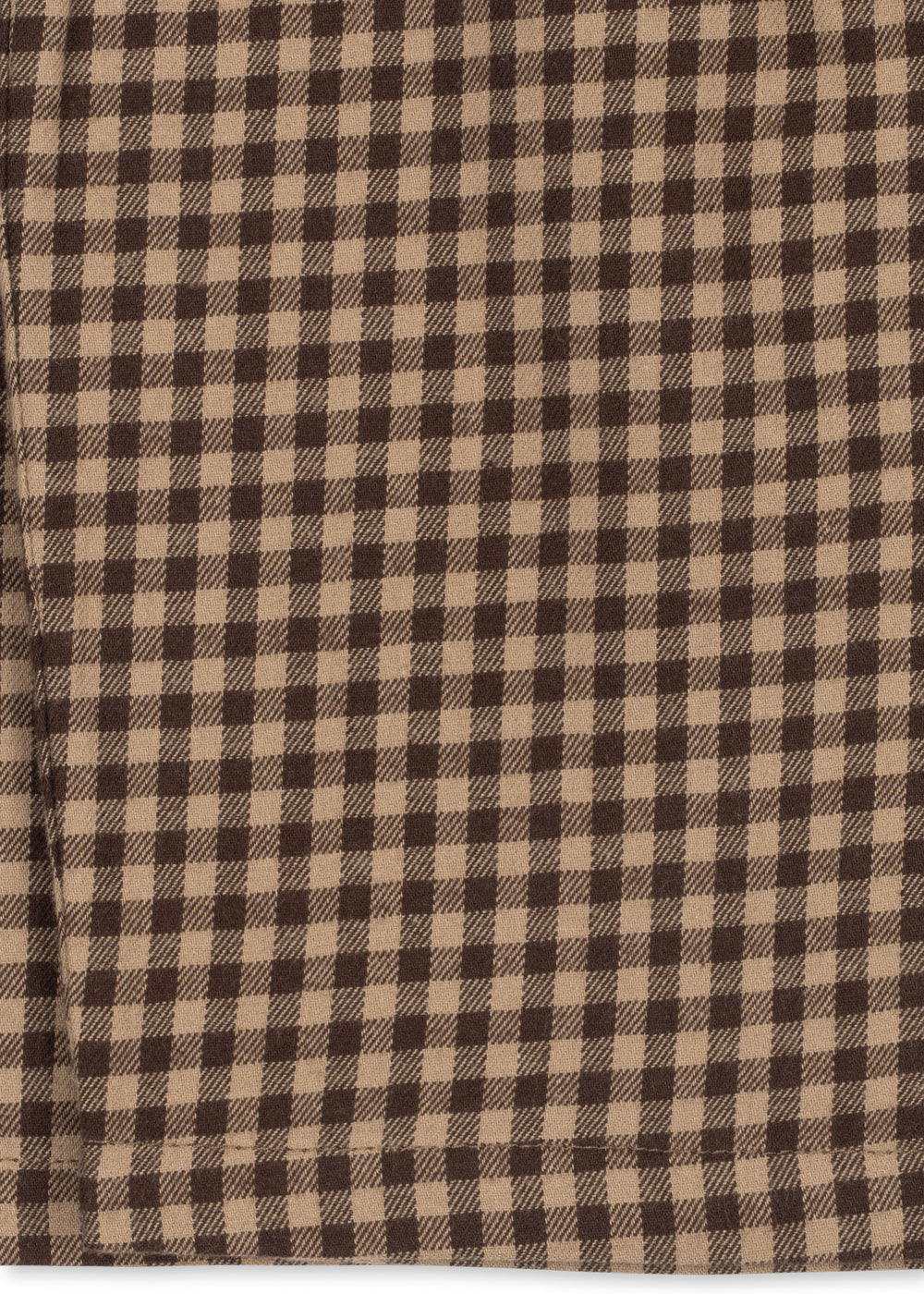 Konges Sløjd Foret Pants GOTS in Chocolate Check, packshot 4
