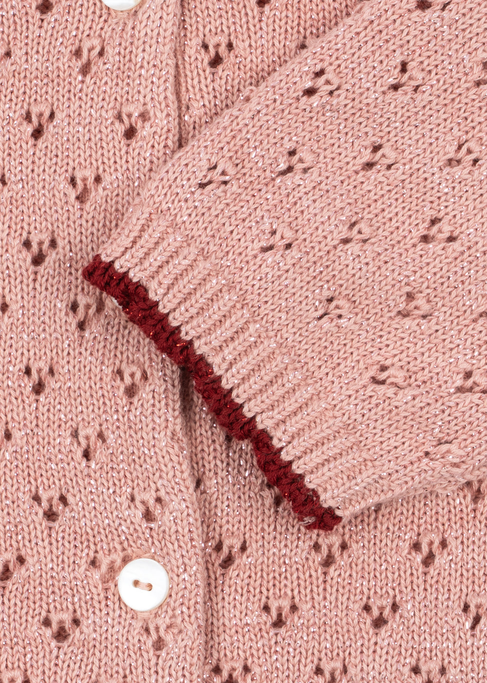 Konges Sløjd Holiday Cardigan in Mellow Rose, product view 4