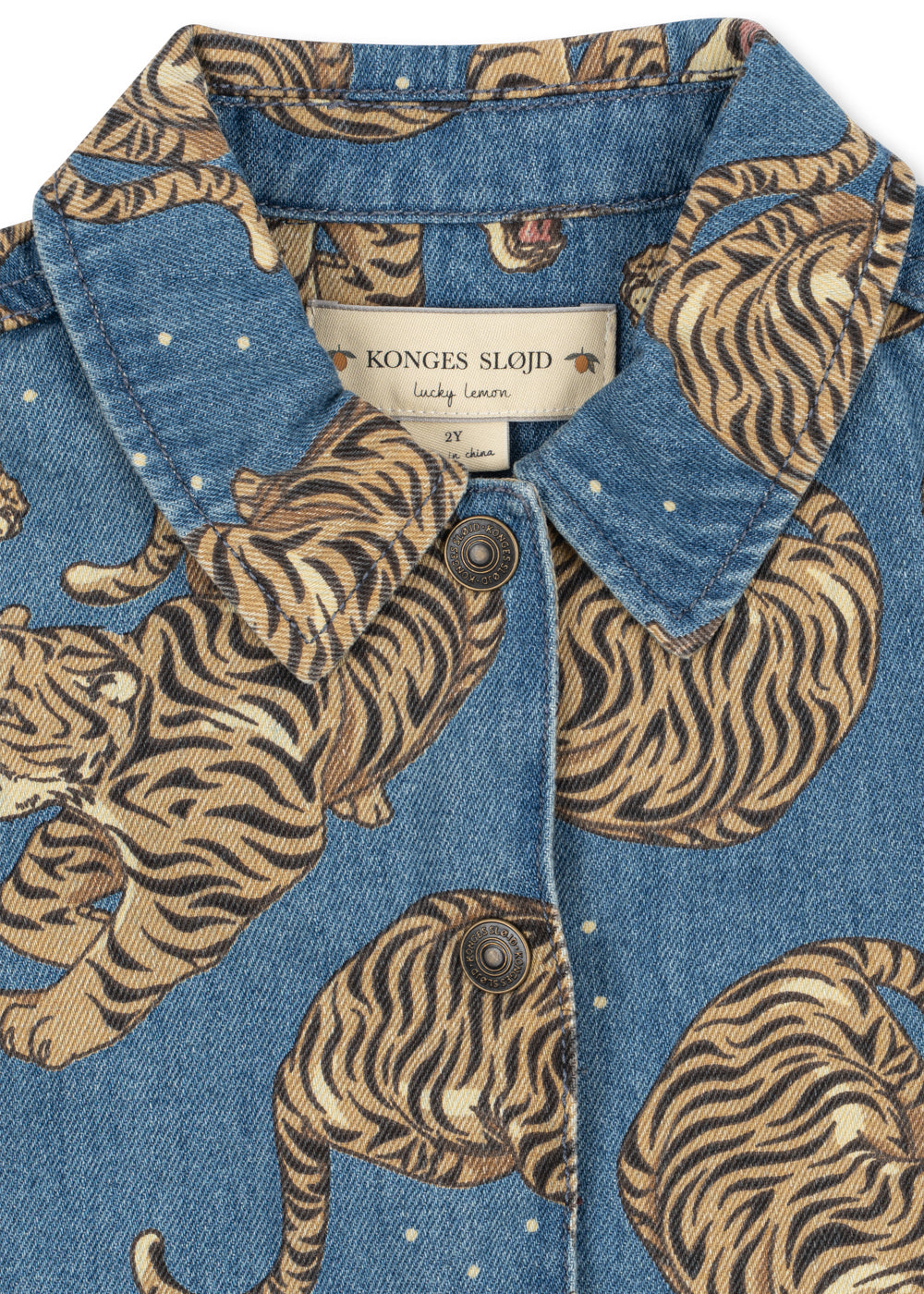 Konges Sløjd Magot Overshirt GOTS in Panthera, packshot 4