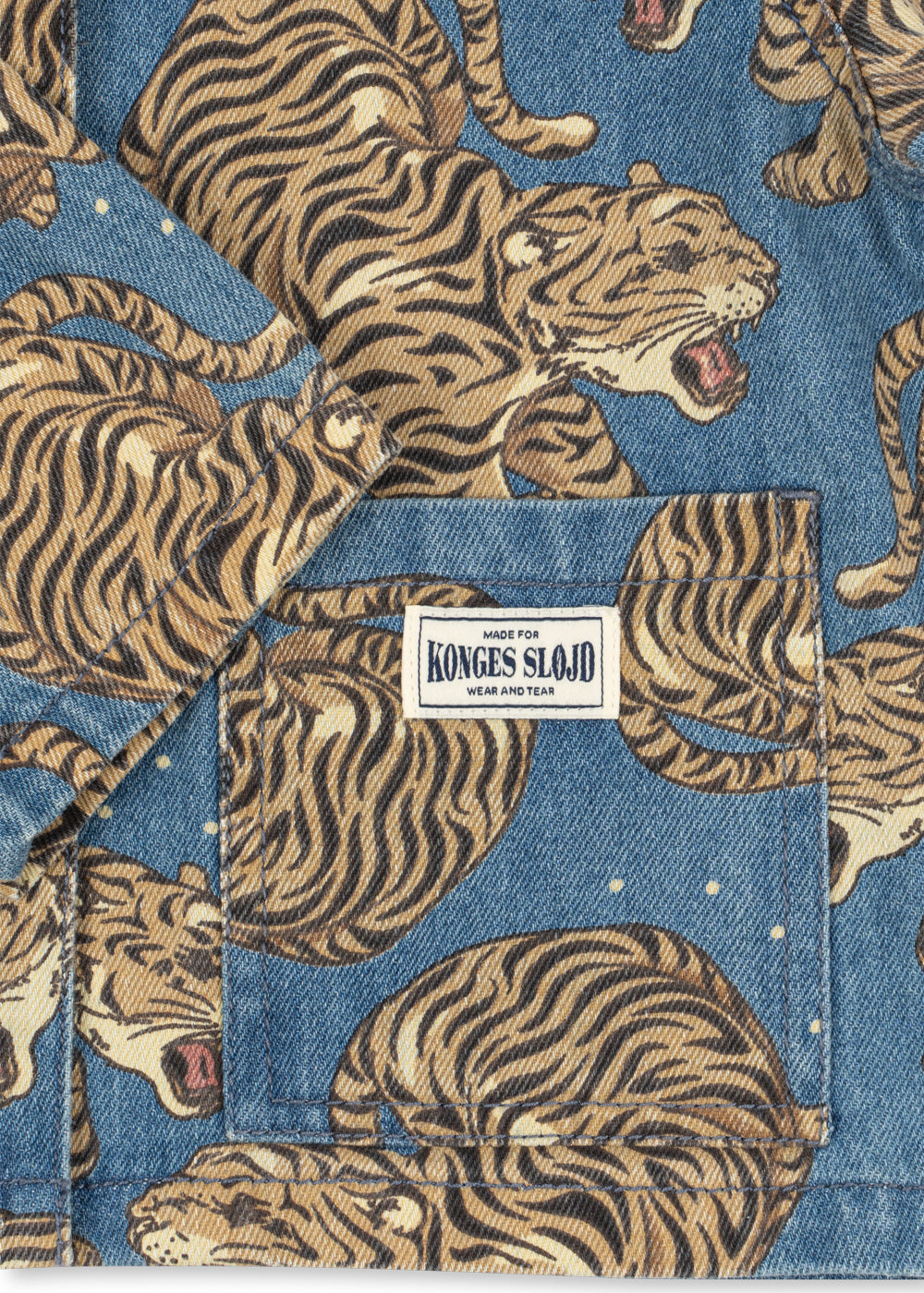 Konges Sløjd Magot Overshirt GOTS in Panthera, packshot 5