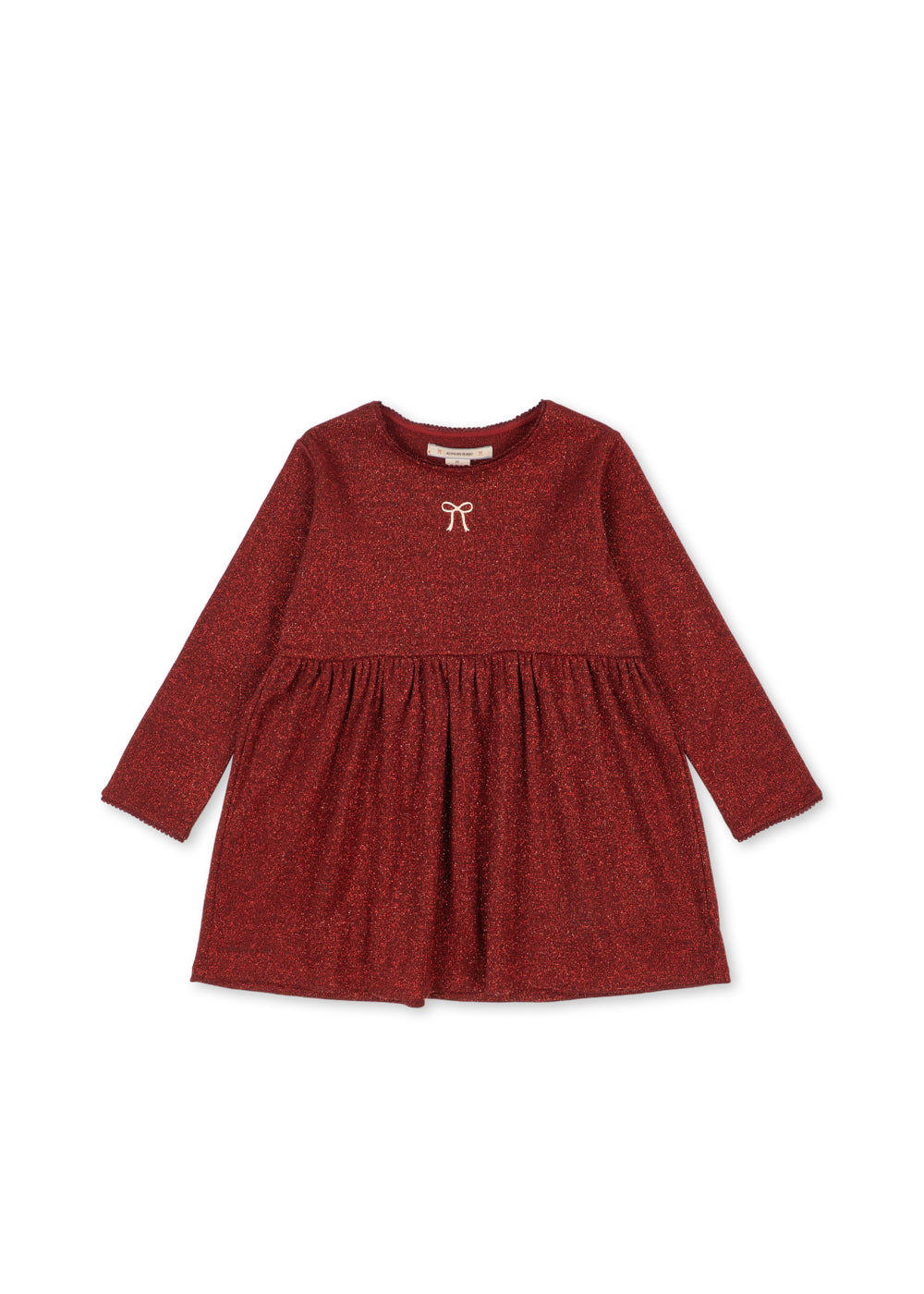 Konges Sløjd Roli Dress OCS in Red Dahlia, front view