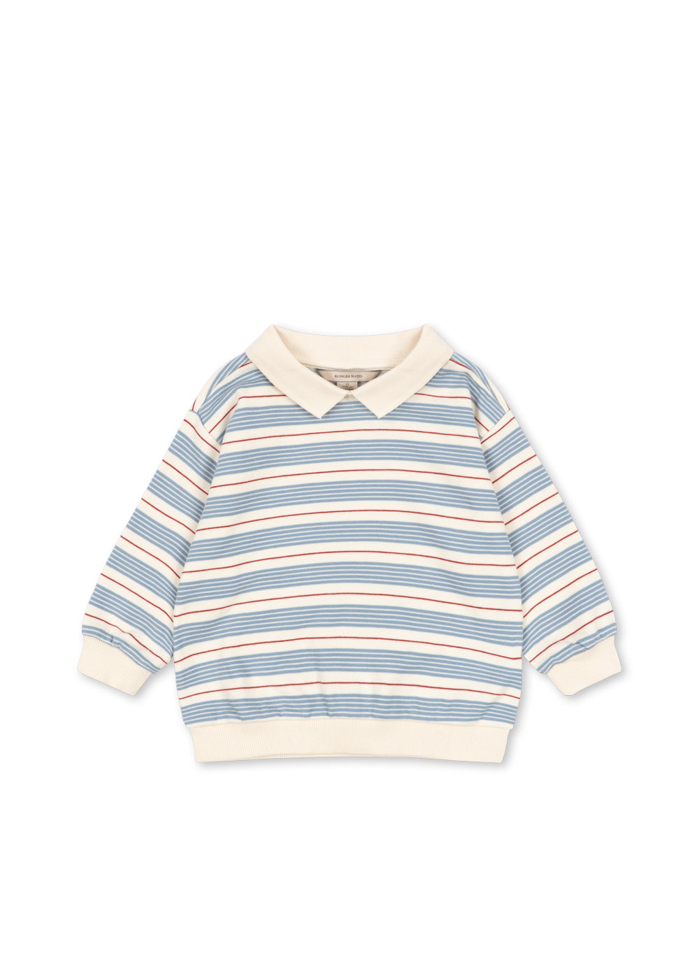 Konges Sløjd Spotty Sweat Shirt GOTS in Tocororo Stripe, image 1 of 7
