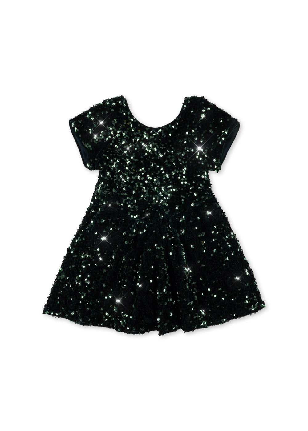 Konges Sløjd Tamira Ballerina Dress in Scarab, front view