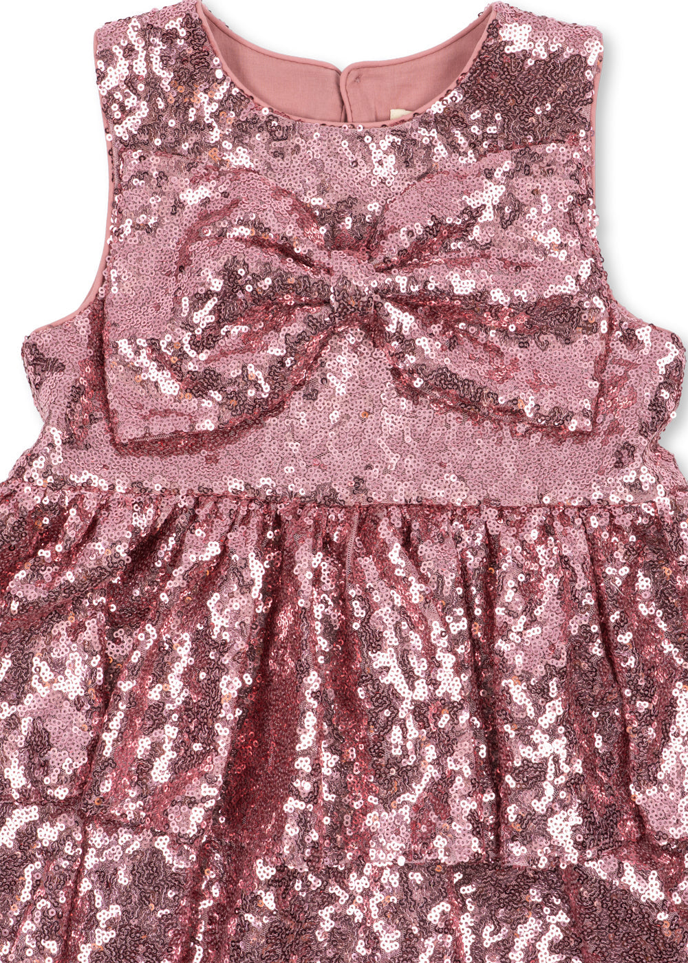 Konges Sløjd Tindra Dress in Mellow Rose, sequin detail