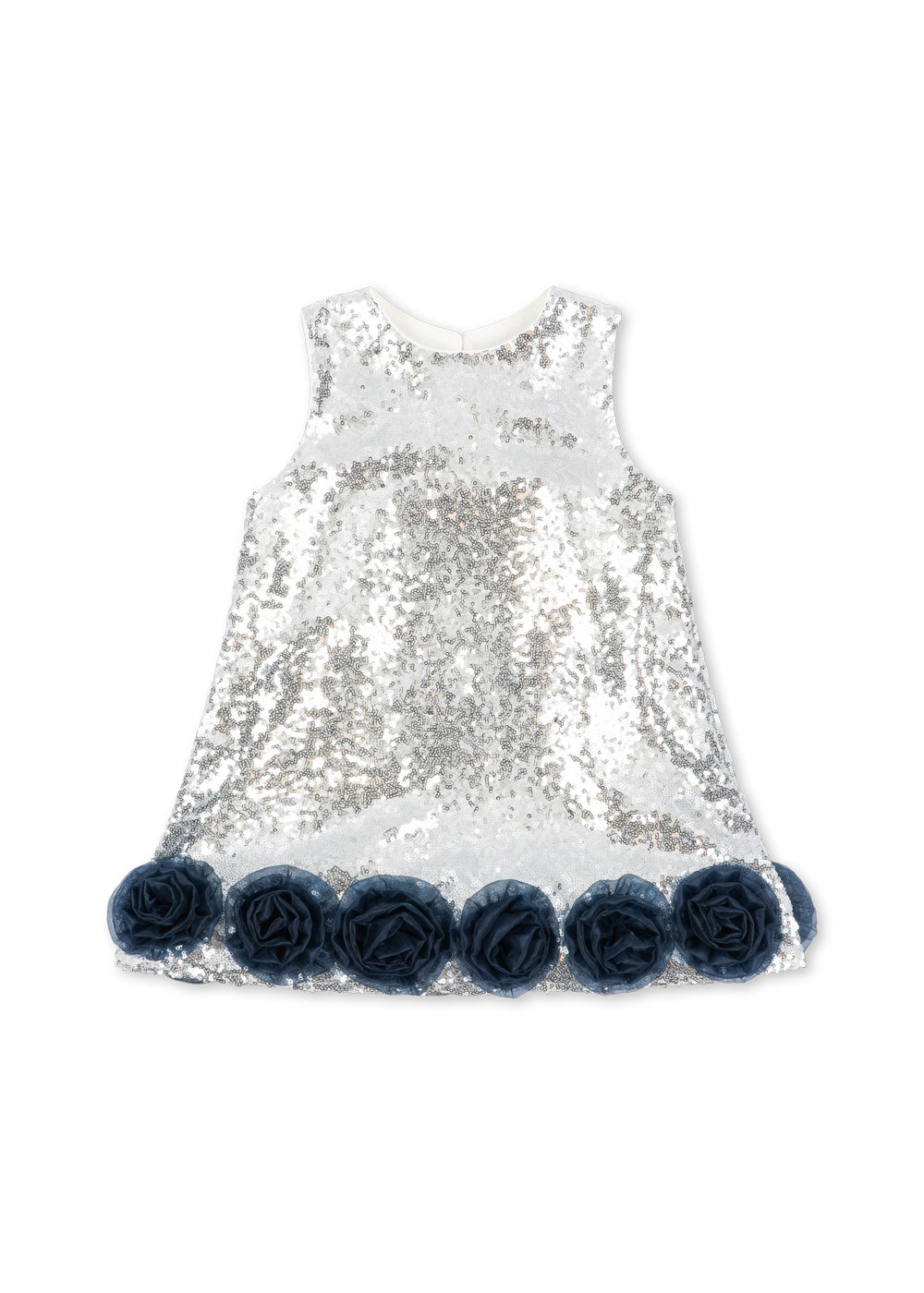 Konges Sløjd Tindra Rose Dress GRS in Silver, front view