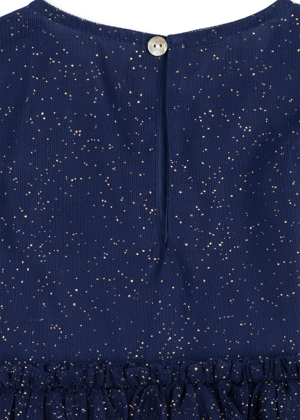 Konges Sløjd Yvonne Dress in Bobbly, sequin star detail
