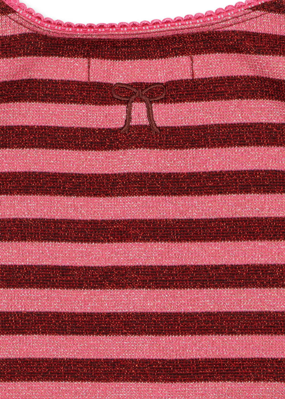 Konges Sløjd Roli Stripe Cardigan OCS in Pinky Stripe, image 3 of 4