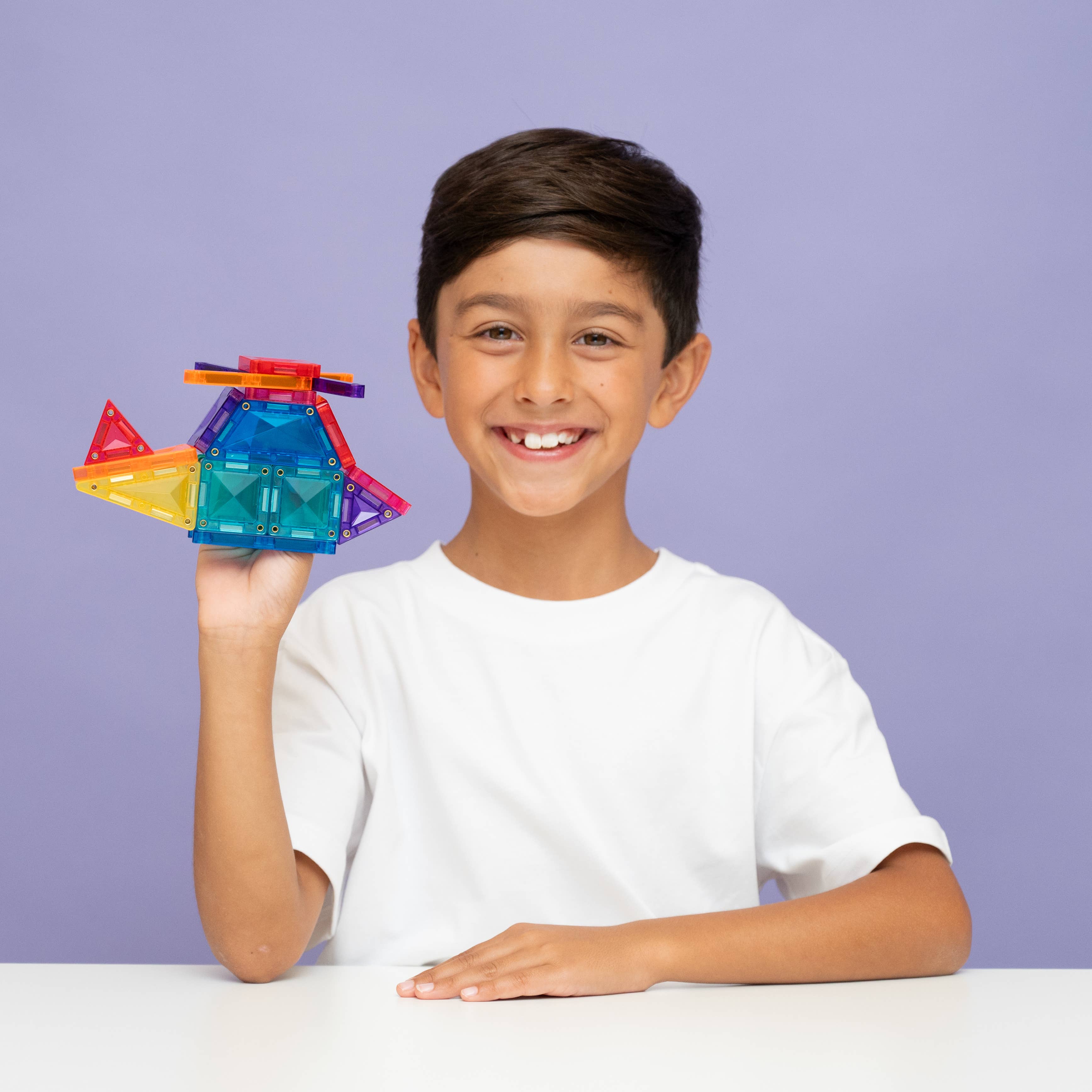 CONNETIX Magnetic Tiles Travel Mini Pack, 32 Pieces