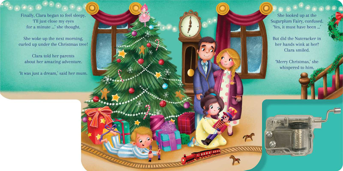 The Nutcracker: A Musical Book wind-up board book, Lake Press, image 4 of 4
