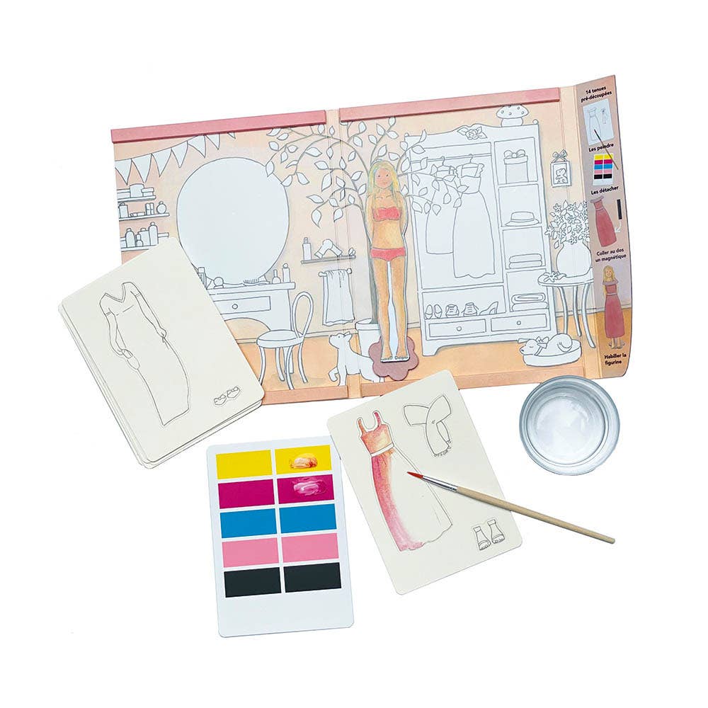 Magnetic Art Dress-Up – Egmont paint-your-own magnetic dress-up kit