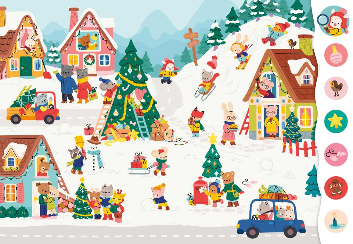 Search & Find Christmas big board book, White Star, image 6 of 9