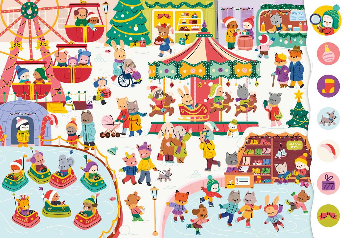 Search & Find Christmas big board book, White Star, image 4 of 9