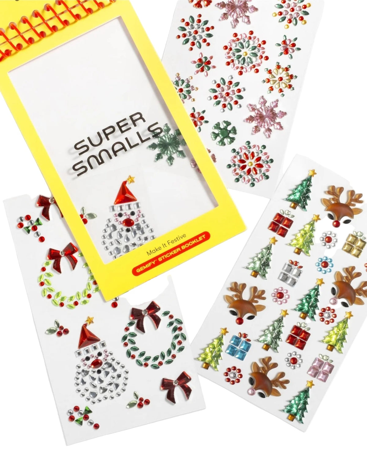 Super Smalls Make It Festive Gemify Sticker Booklet, packshot 1