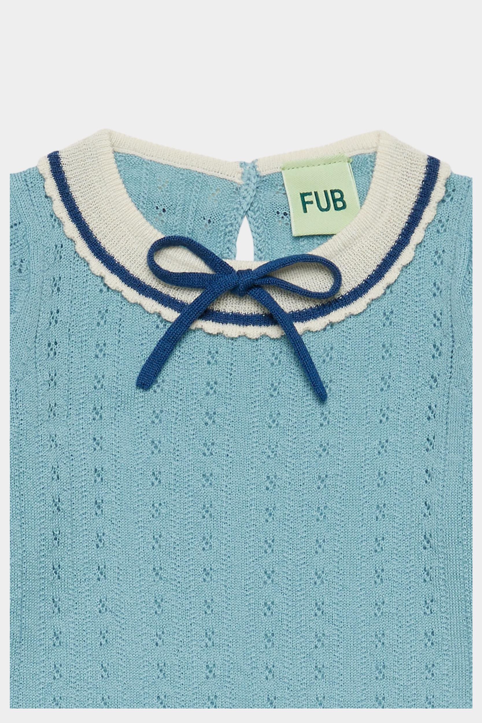 Baby Bow Body - Light Teal detail