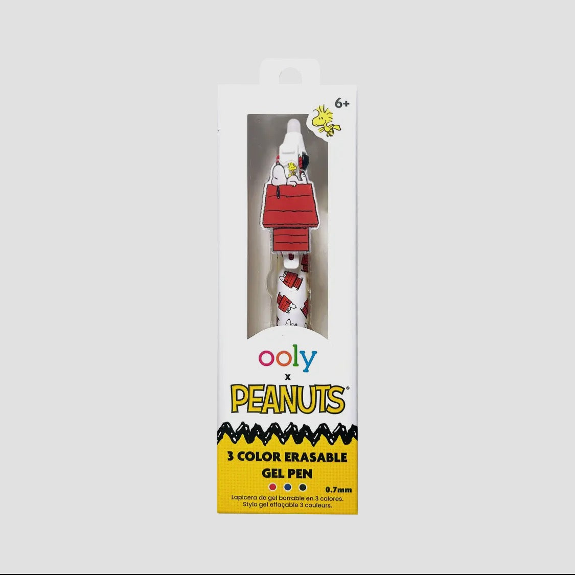 OOLY X Peanuts - 3 Color Erasable Gel Pen