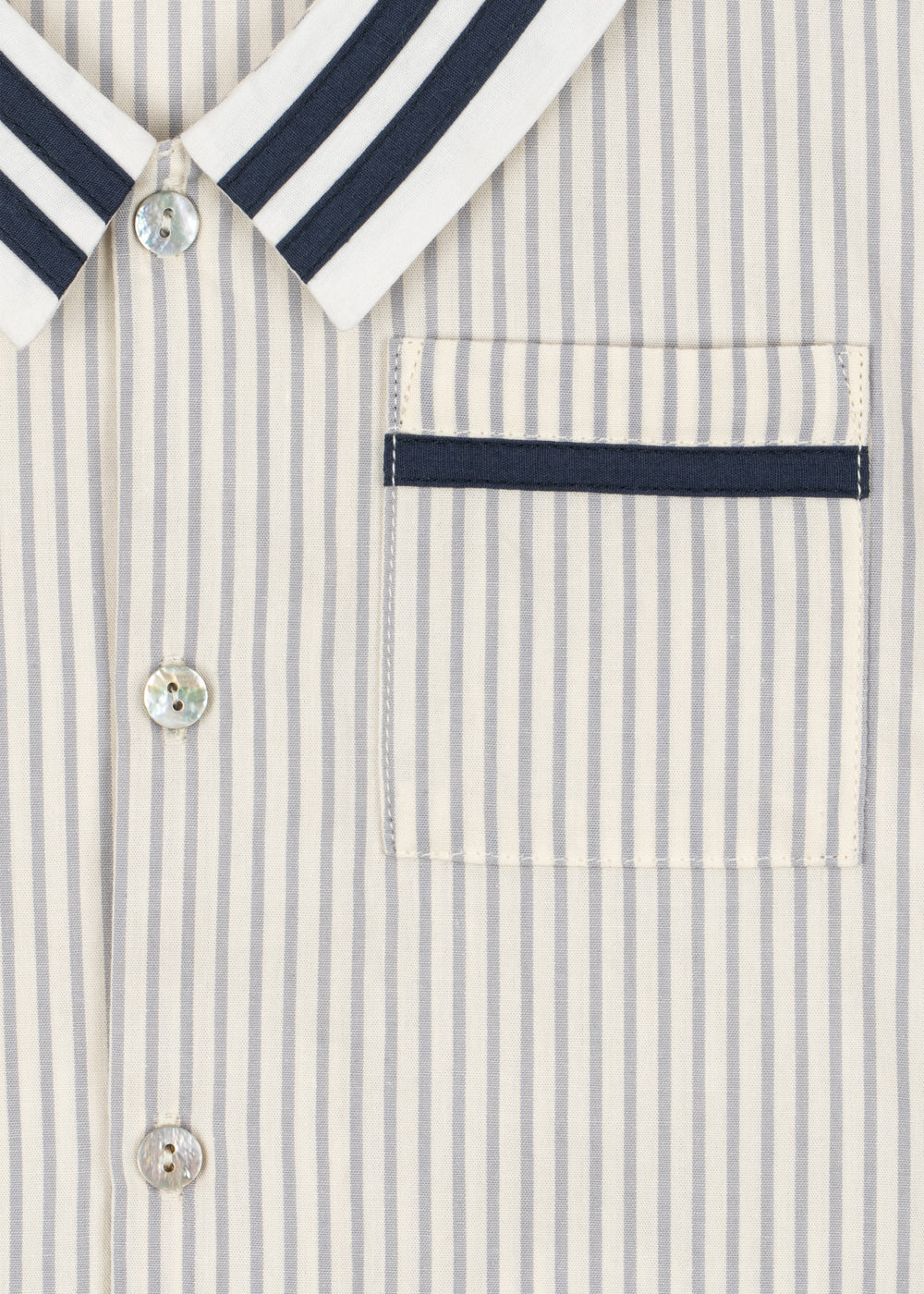 Allie Sailor Dress gots — detail – Konges Sløjd