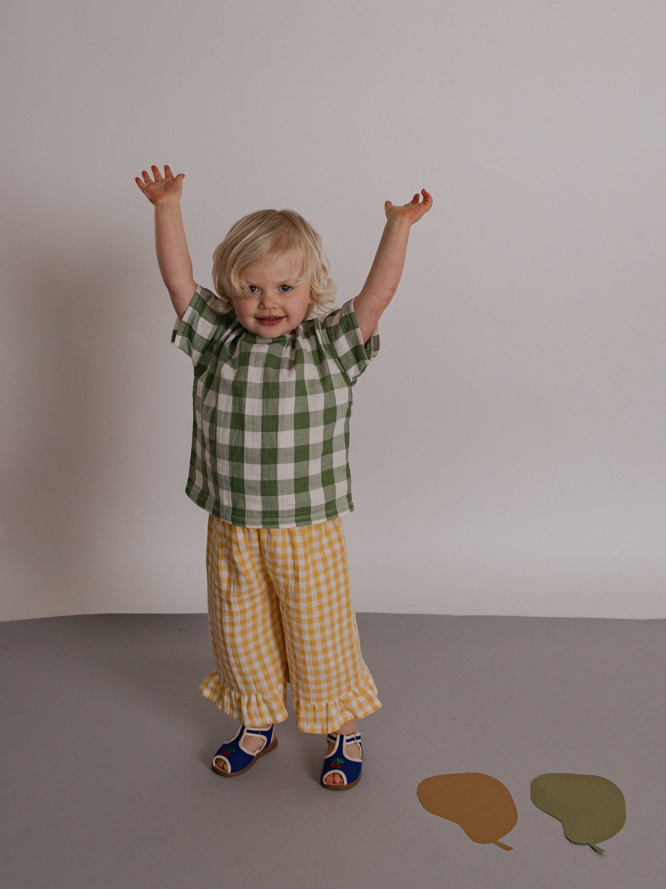 Organic Zoo Honeycomb Gingham Frill Culottes