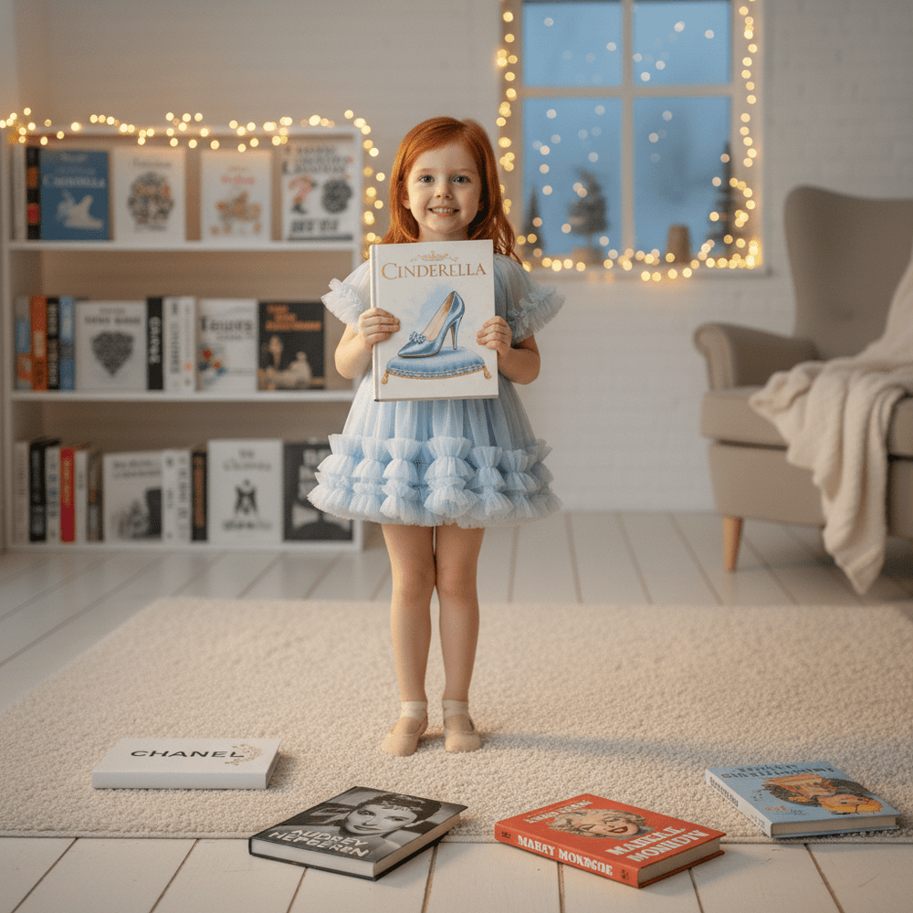 DOLLY by Le Petit Tom Frilly Dress - Light Blue for Girls – Dolly by Le Petit Tom (image 3)