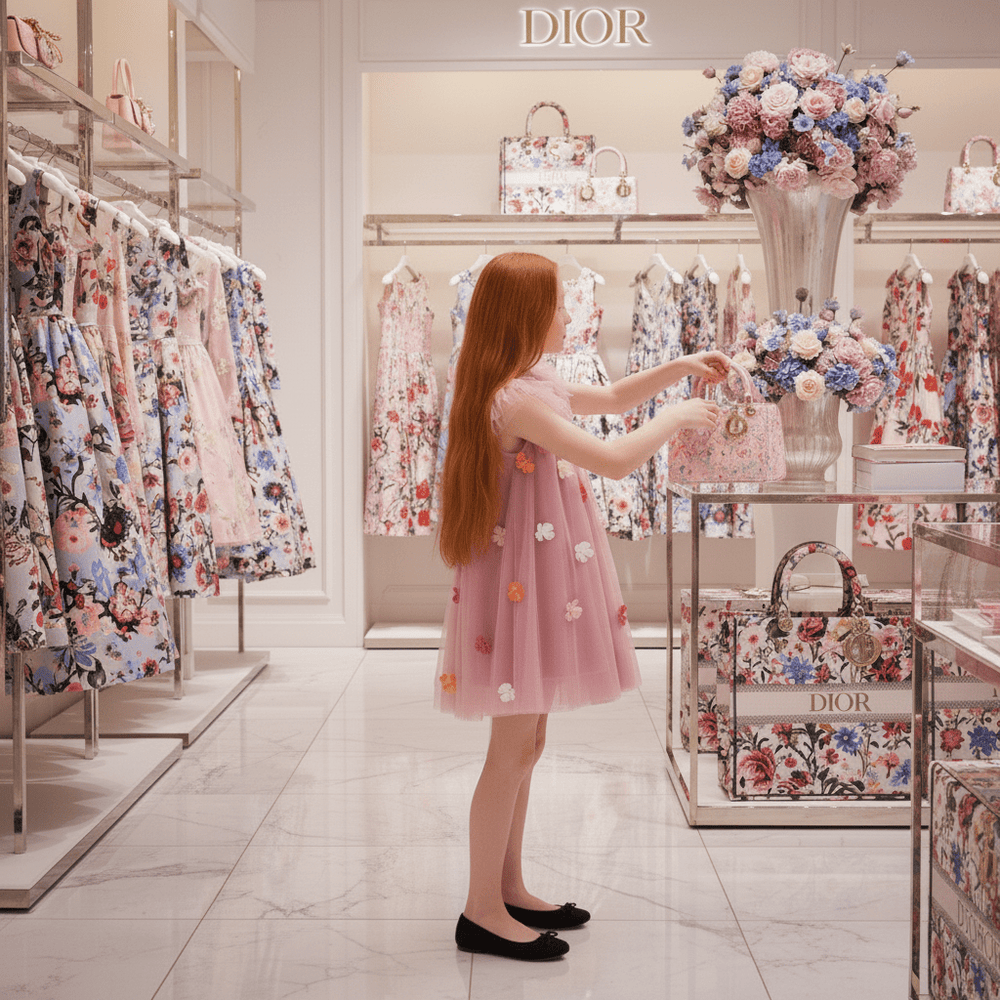 DOLLY by Le Petit Tom Potpourri Fairy Tutu Dress - Mauve for Girls – Dolly by Le Petit Tom (image 3)