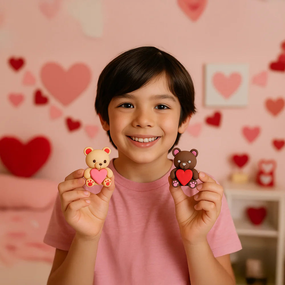 Creatibles Mini Air Dry Clay Kit - Lovely Bears BFFs – littlewild kids (image 5)