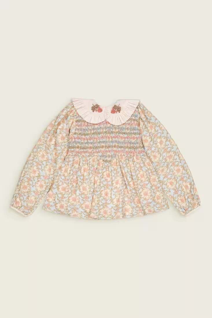 Camille Blouse, Rêverie d'Hiver Print – Bachaa