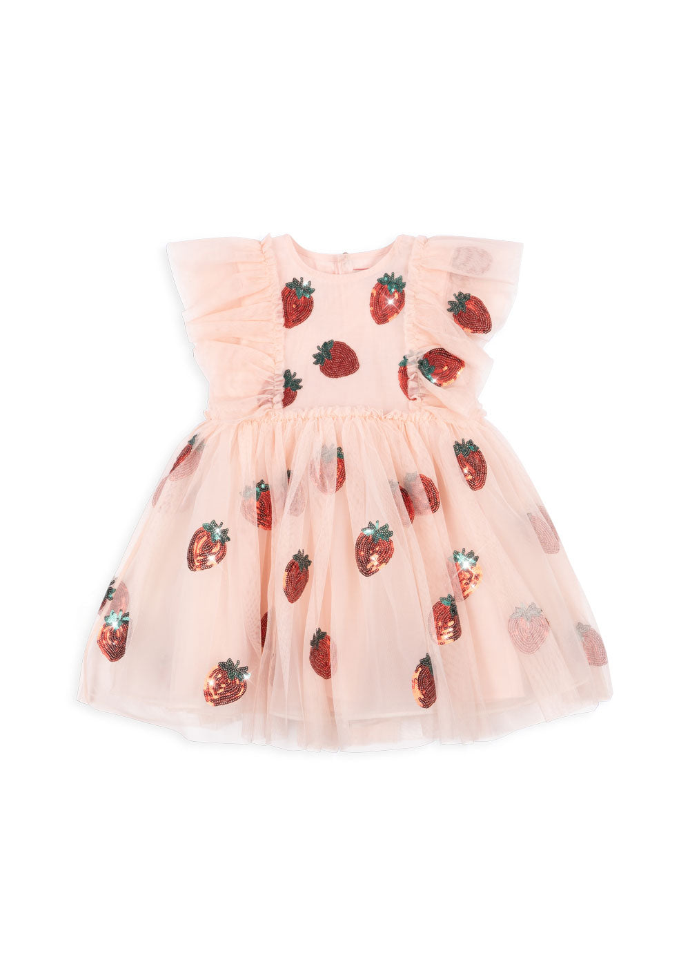 yvonne tulle dress strawberry rose kids party dress