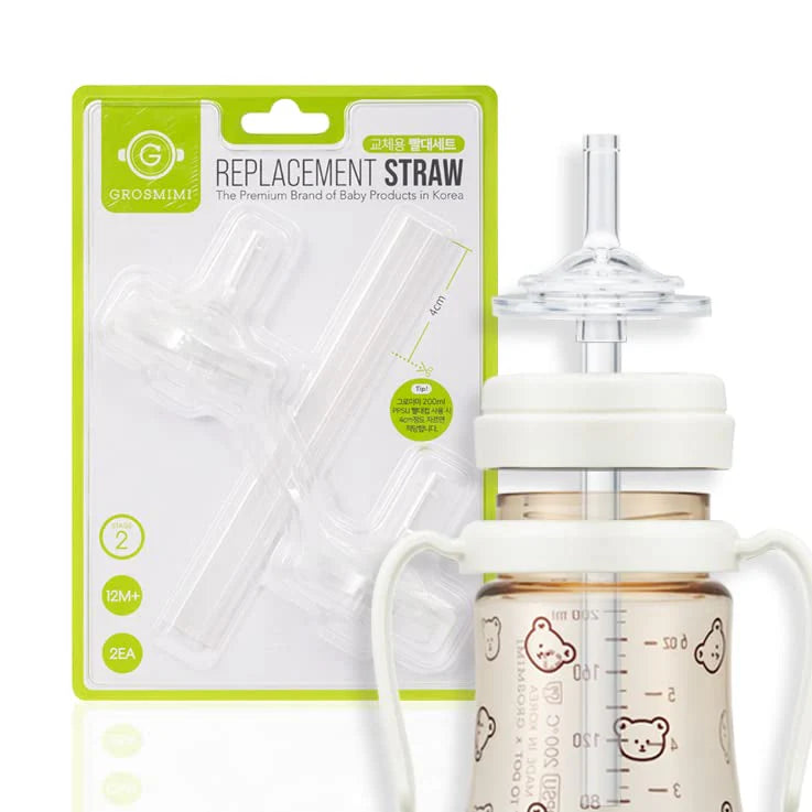 Grosmimi Replacement Straw Kit Stage 2 (12 Months+)