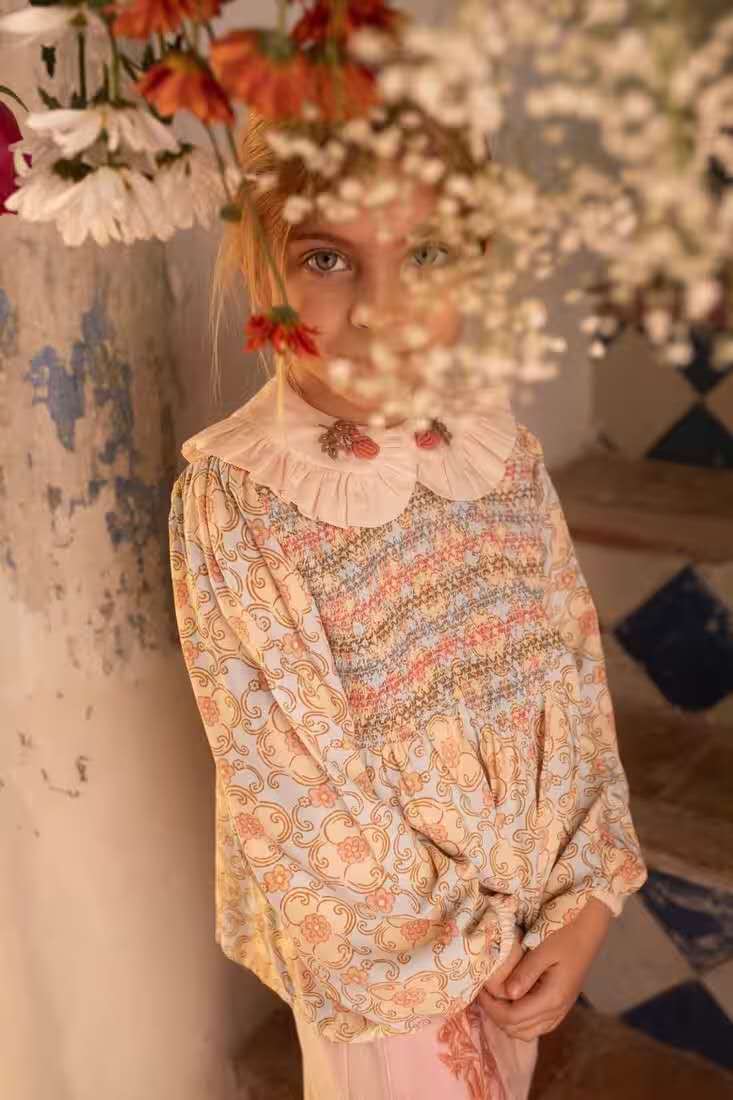 Camille Blouse, Rêverie d'Hiver Print – Bachaa