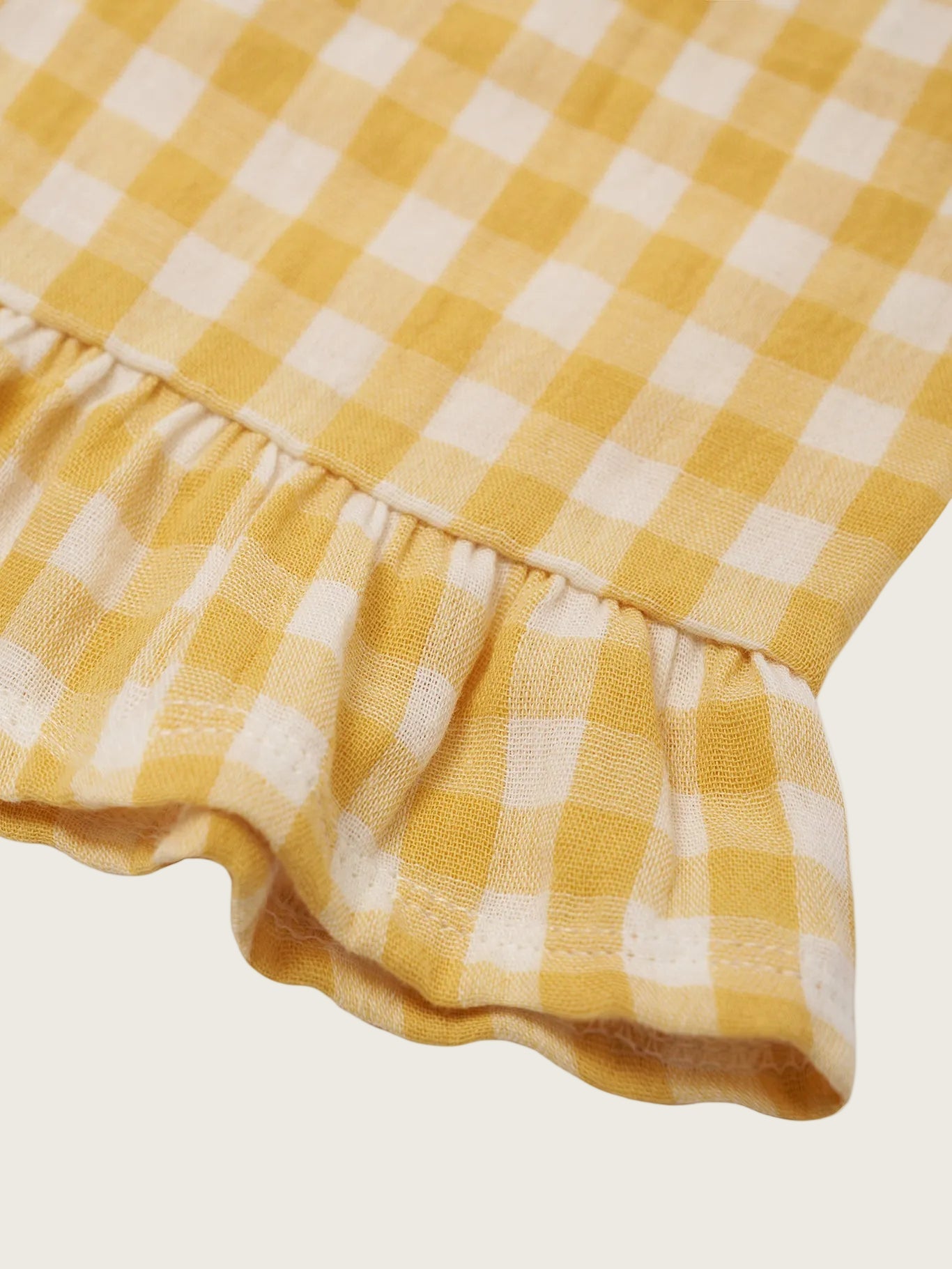 Organic Zoo Honeycomb Gingham Frill Culottes