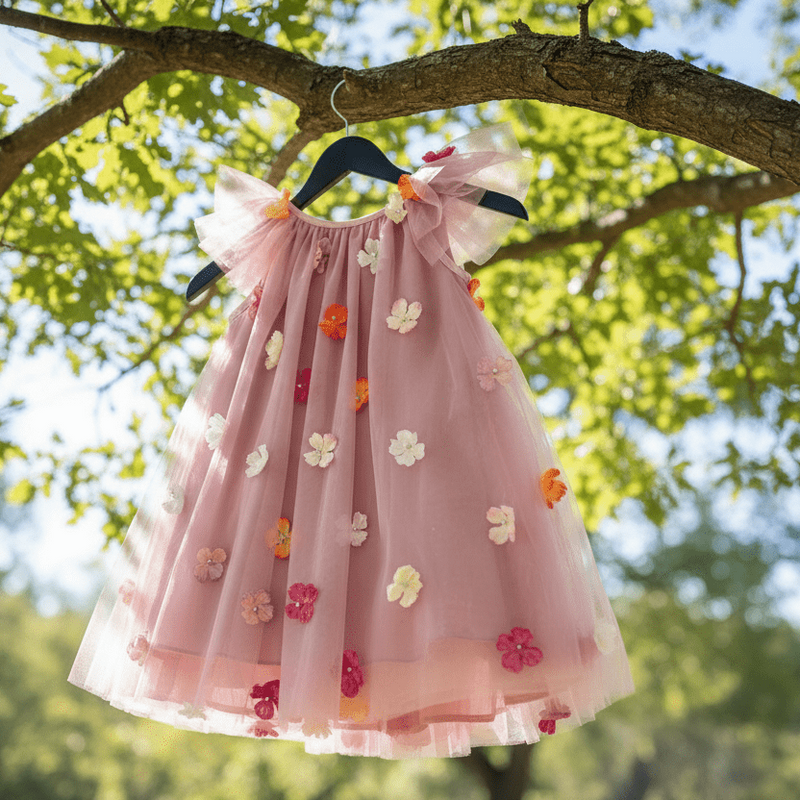 DOLLY by Le Petit Tom Potpourri Fairy Tutu Dress - Mauve for Girls – Dolly by Le Petit Tom (image 4)
