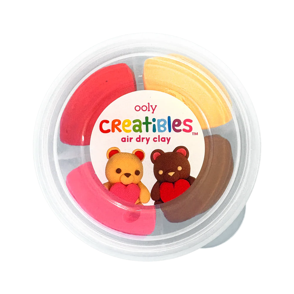 Creatibles Mini Air Dry Clay Kit - Lovely Bears BFFs