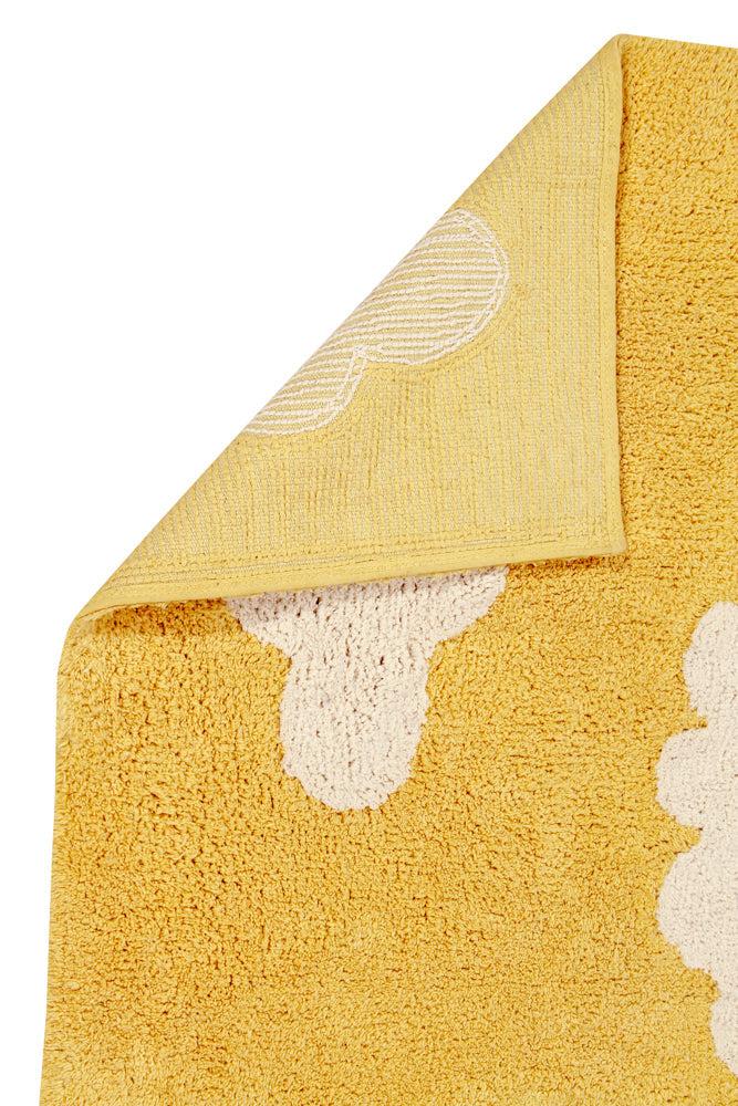 Washable Area Rug Clouds Mustard – Lorena Canals