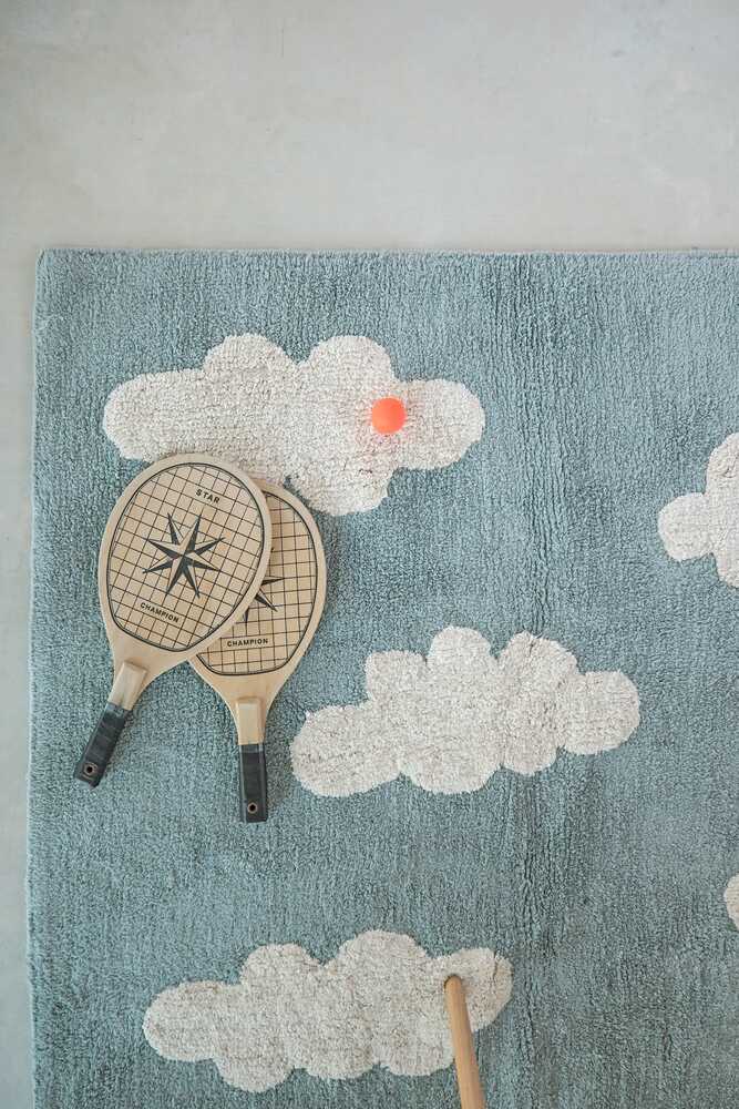 Washable Area Rug Clouds Blue – Lorena Canals