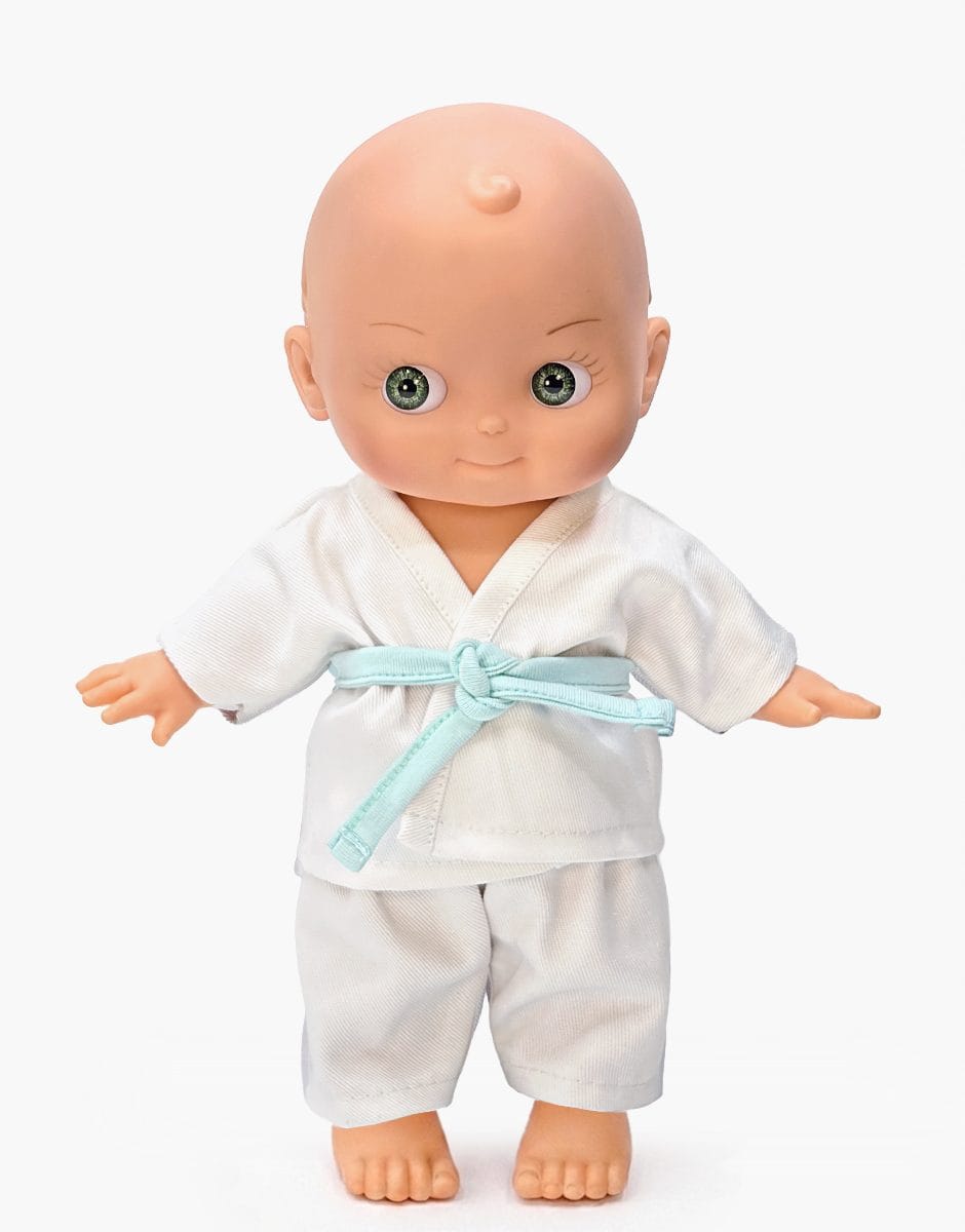 Zébulon Mini Pancha doll in judo set by Minikane