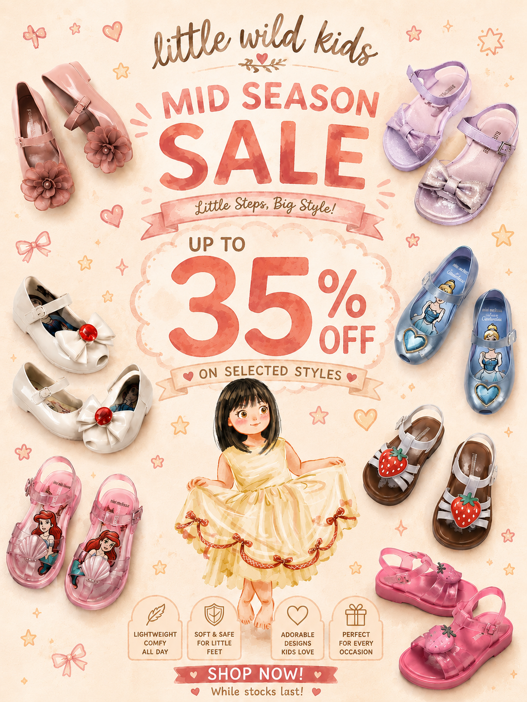 Little Steps, Big Style: Our Mid Season Sale Is Here