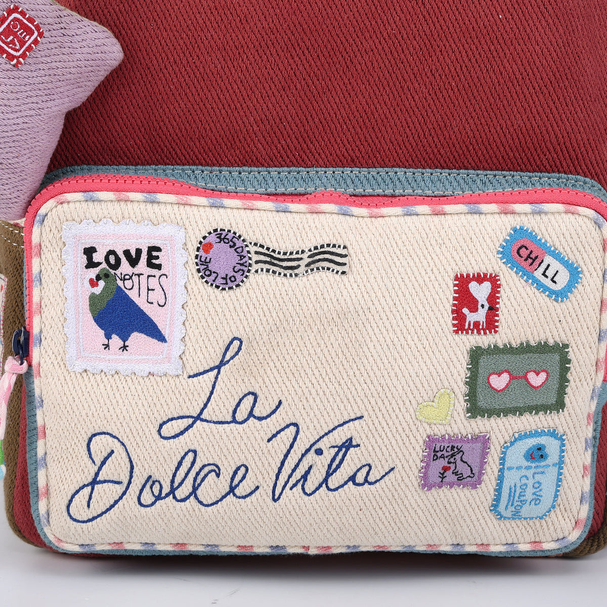 Choose Kind Dugong Love Letters and Postcard Days backpack, image 3