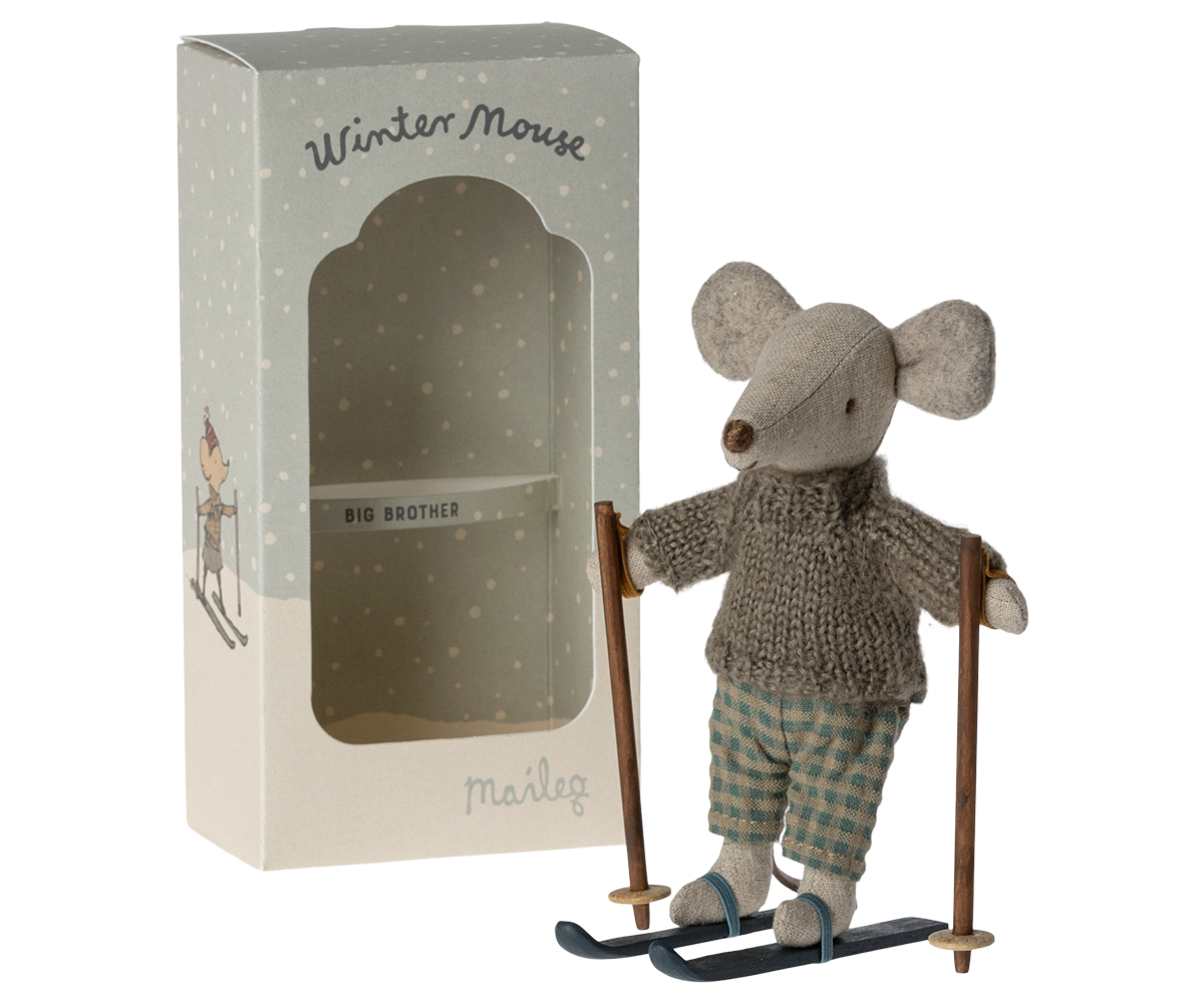 Winter Mouse with Ski Set, Big Brother front