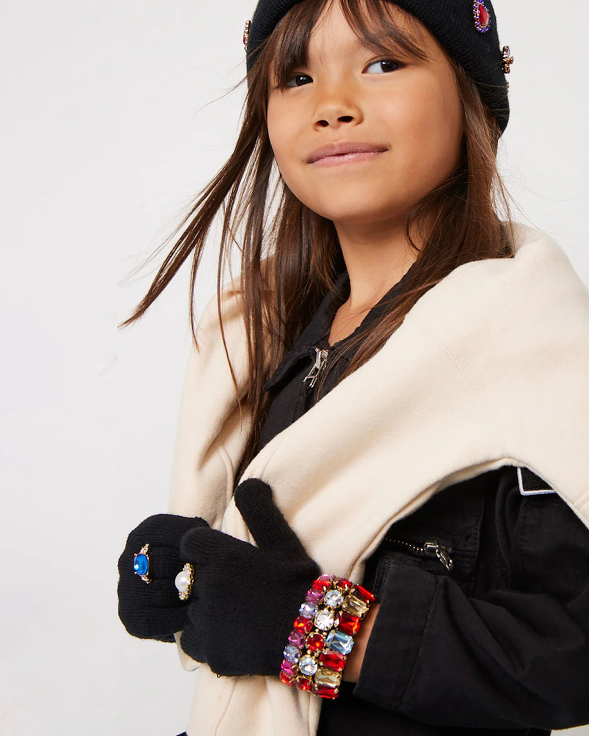 Sparkly Knit Gloves for Kids by SuperSmalls