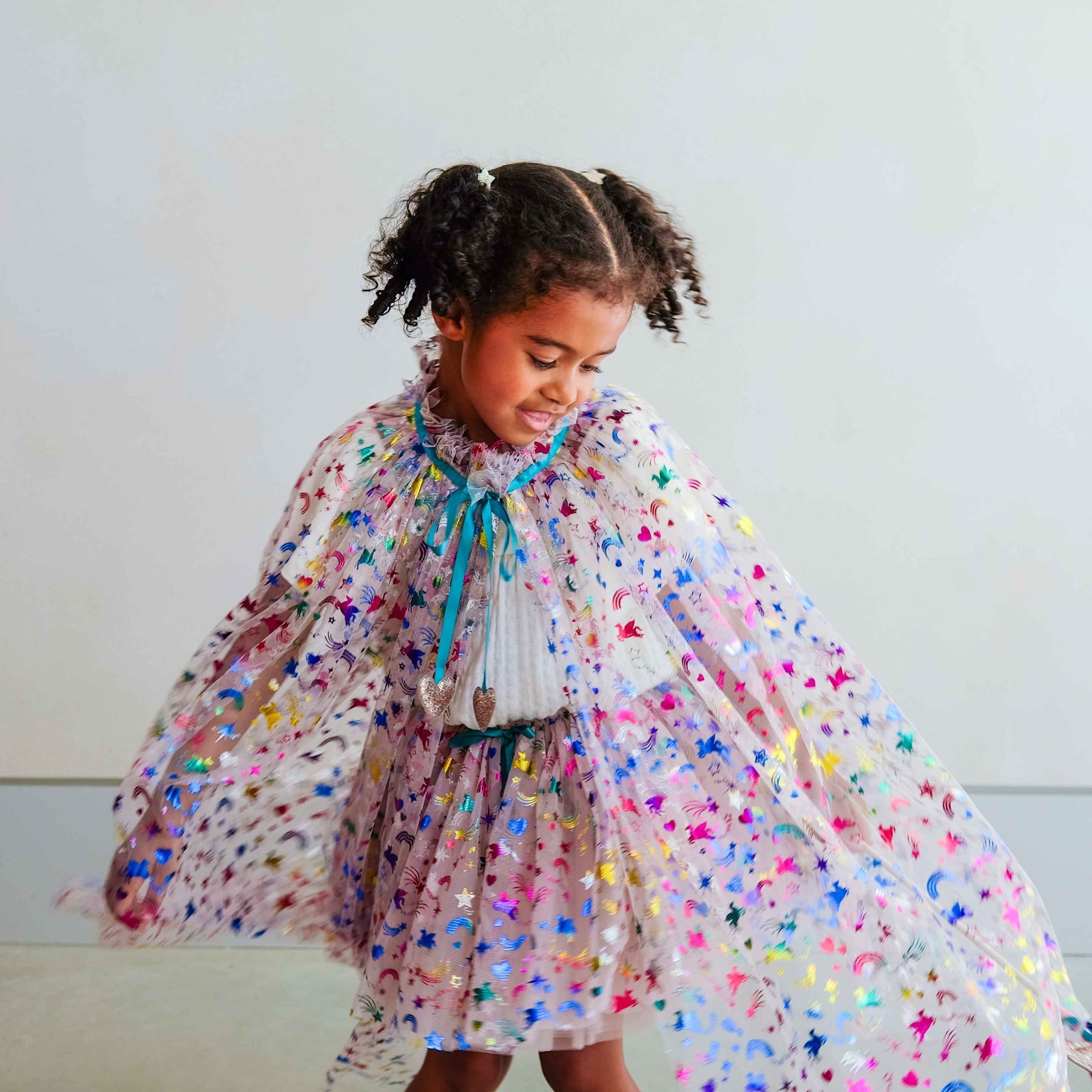 Rainbow Unicorn Tutu worn
