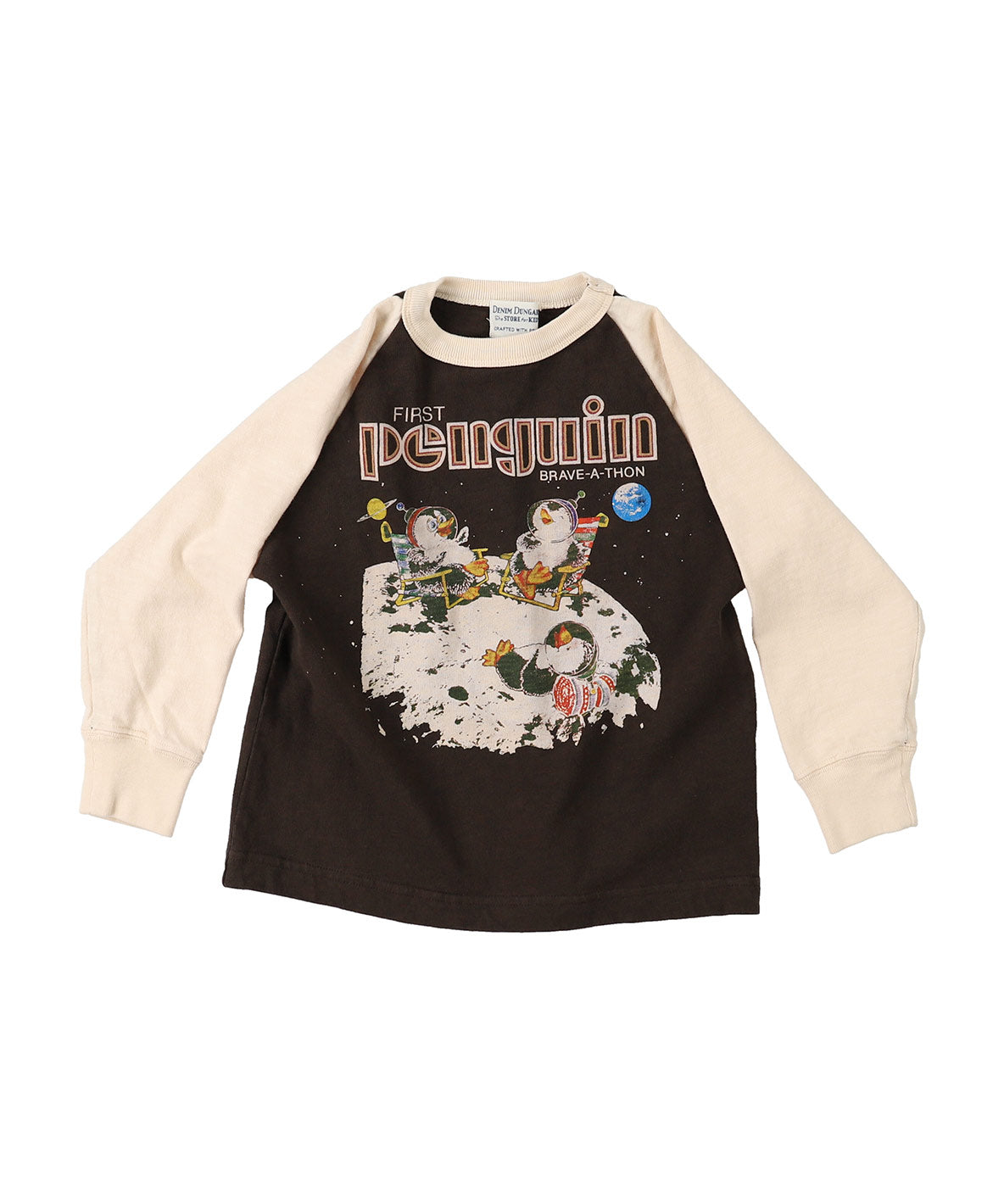 Cotton Jersey PENGUIN L/S Tee – DENIM DUNGAREE