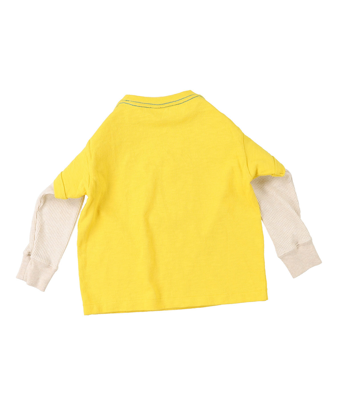 DENIM DUNGAREE FOREVER Layered L/S Tee - Yellow back