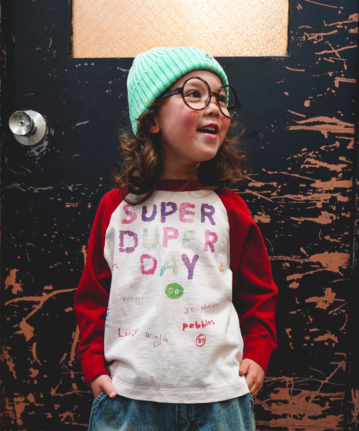 Vintage Cotton Jersey Scribble L/S Tee – DENIM DUNGAREE