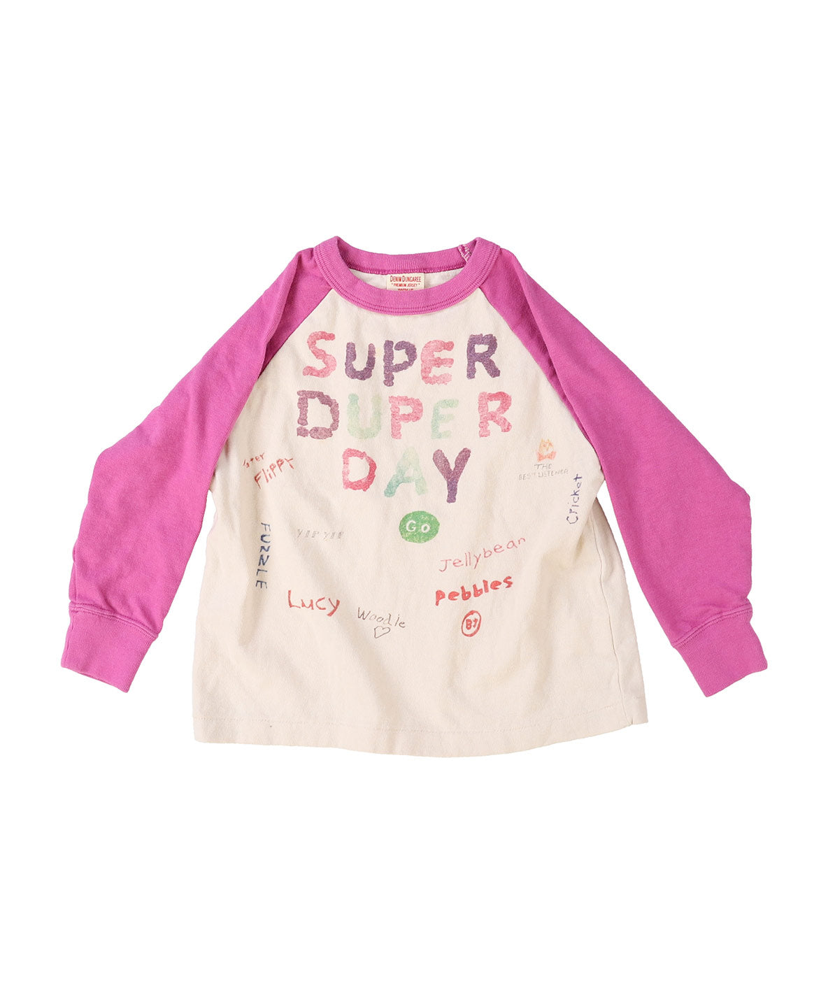 Vintage Cotton Jersey Scribble L/S Tee – DENIM DUNGAREE