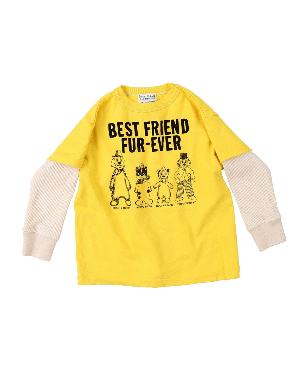 Cotton Jersey FRIEND L/S Tee – DENIM DUNGAREE