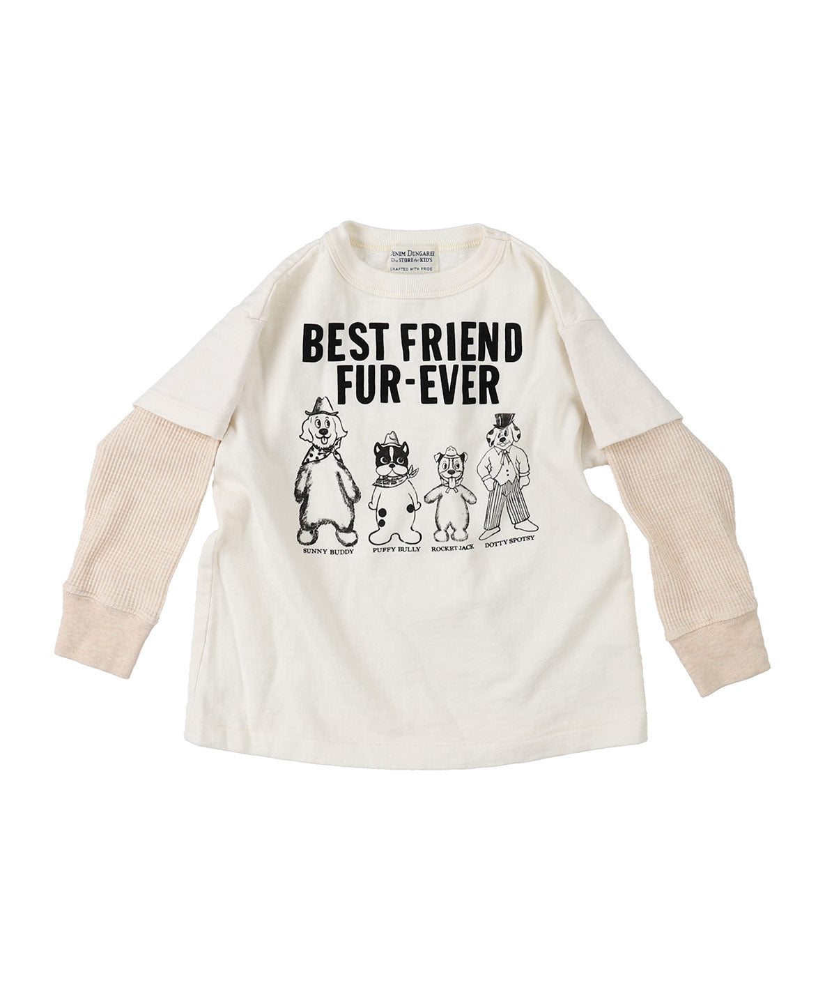 Cotton Jersey FRIEND L/S Tee – DENIM DUNGAREE