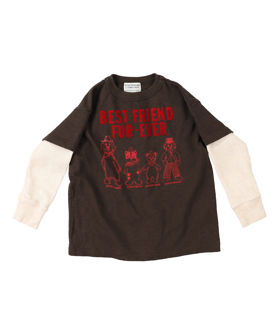 Cotton Jersey FRIEND L/S Tee – DENIM DUNGAREE