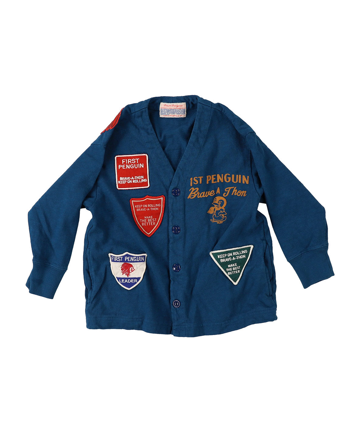Cotton Jersey Patch Cardigan – DENIM DUNGAREE