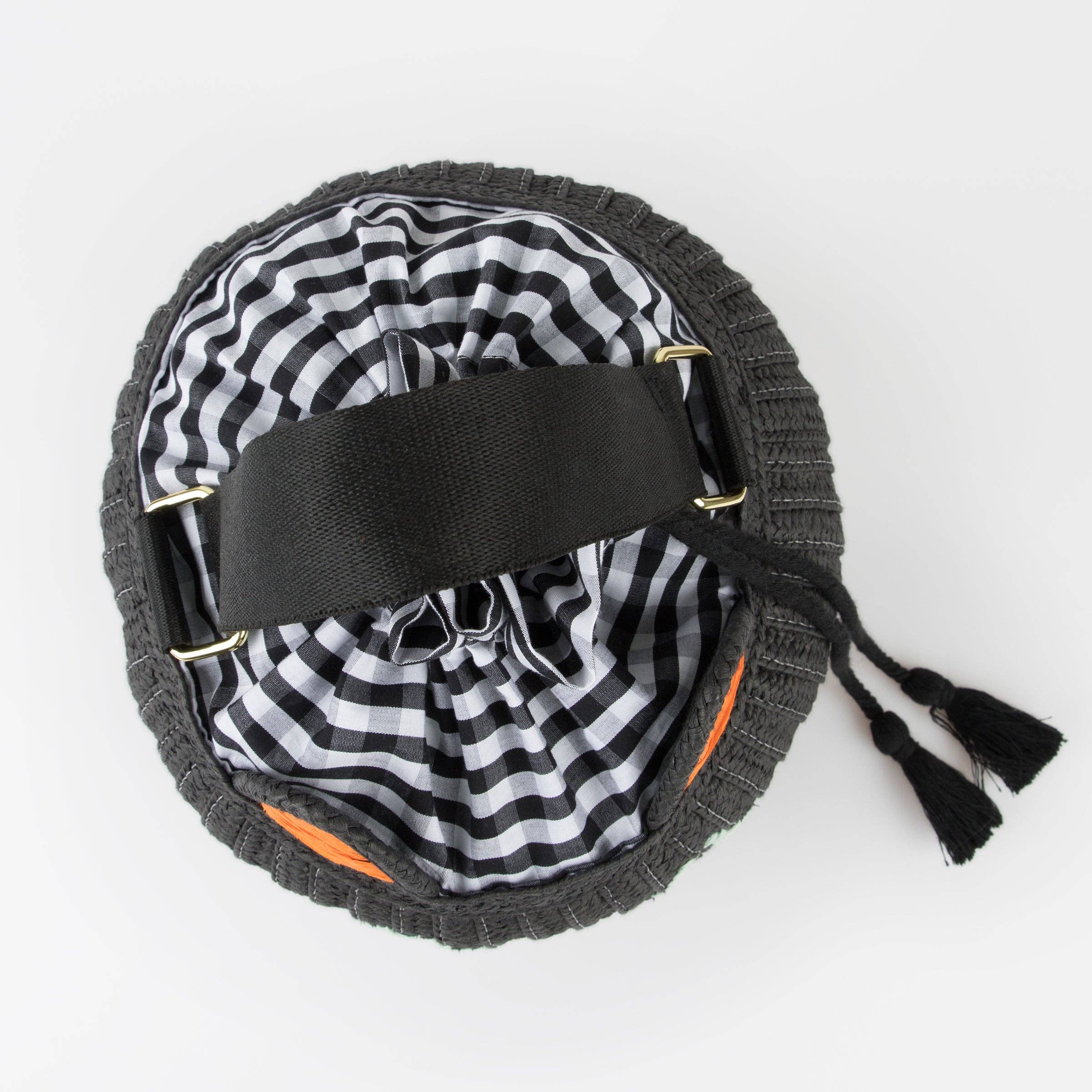 Trick Or Treat Cat Basket Bag back view