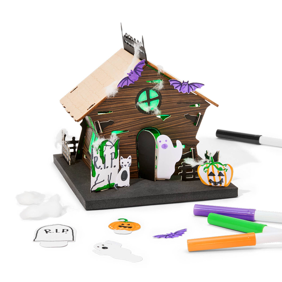 KiwiCo Light Up Haunted House Science Kit, view 2
